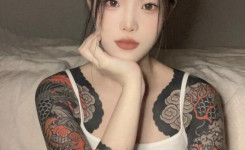 문신이 하나도 안무서운 청순문신녀.....