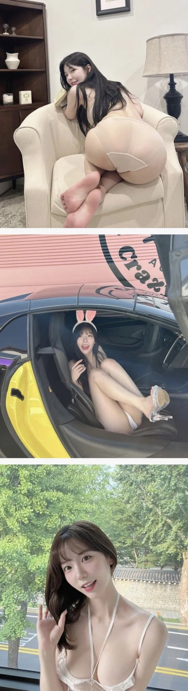 노출수위 ㄷㄷ한 청순외모 인스타녀